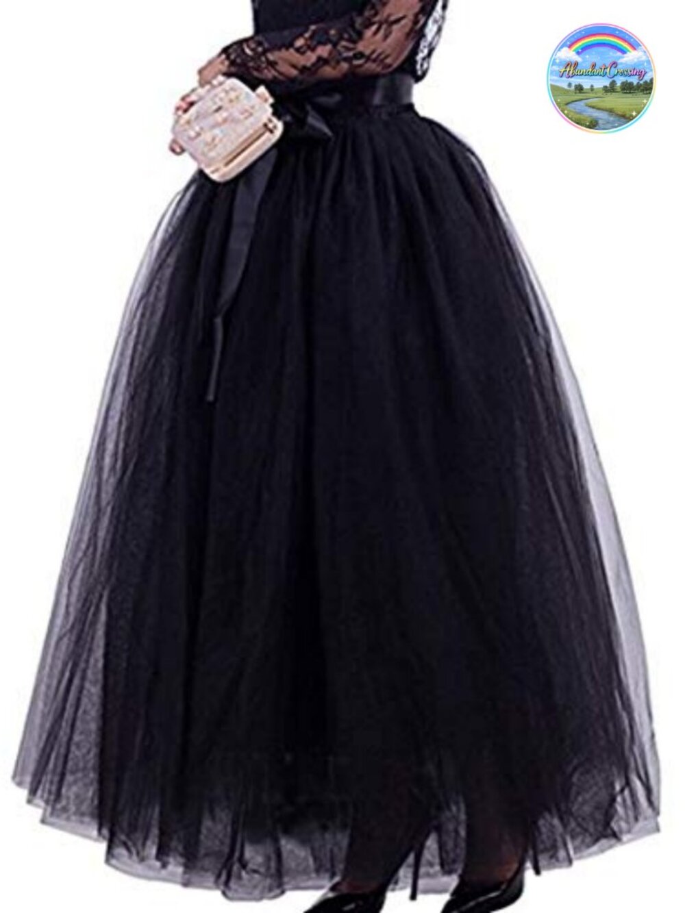 Plus Size Long Maxi A-Line Tutu Tulle Wedding Skirt
